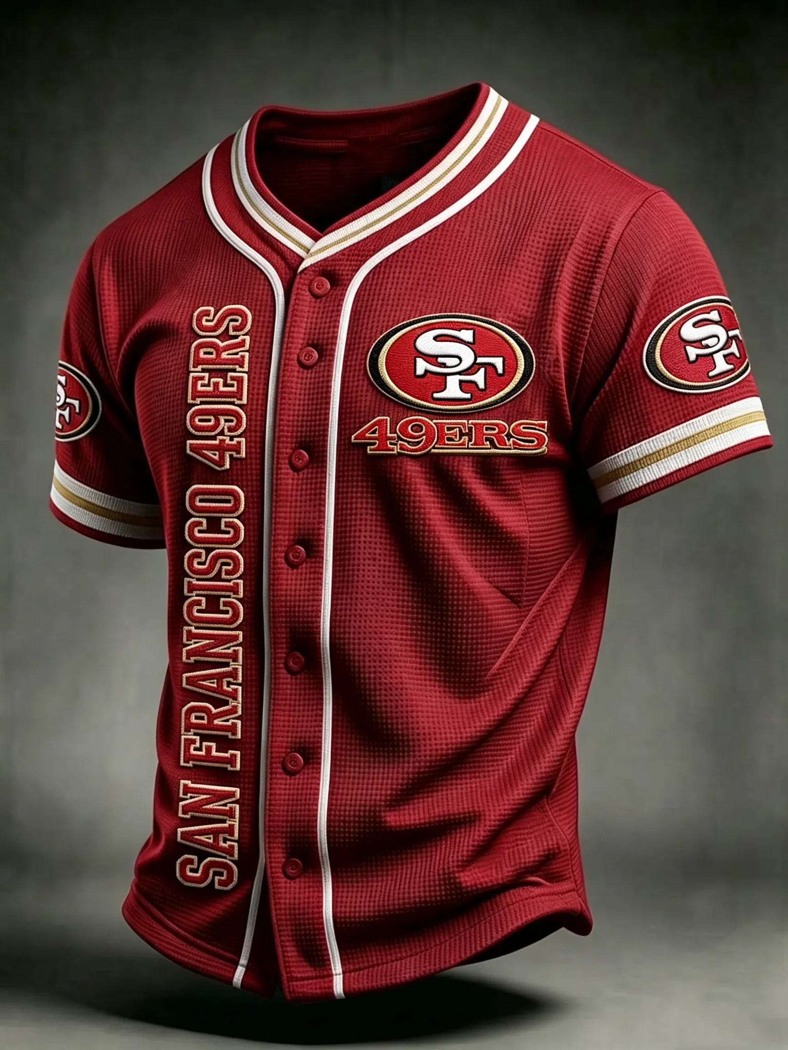 San Francisco 49ers Merch Game Day SF Football Baseball Jersey Gifts For Football Fan