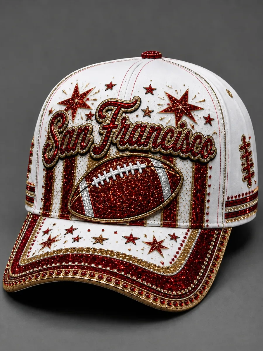 San Francisco 49ers Merch Game Day SF Football Hat Faithful Fan Gifts
