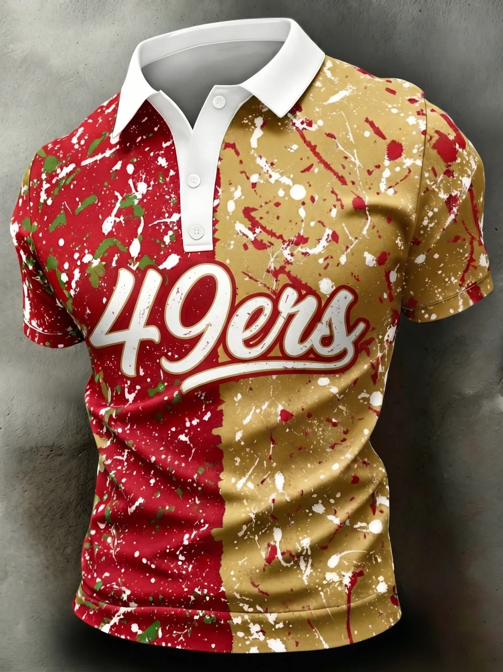 San Francisco 49ers Merch Game Day SF Football Polo Shirt Presents For Football Fans San Francisco 49ers Merch Game Day SF Football Polo Shirt Presents For Football Fans