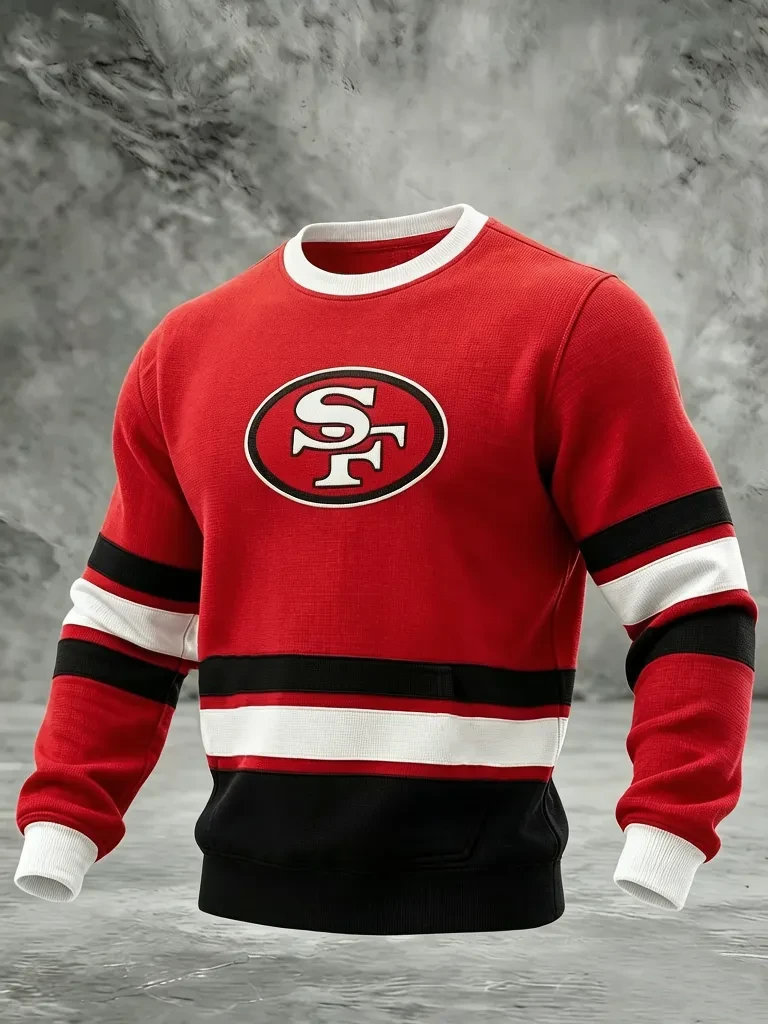 San Francisco 49ers Merch Game Day The Faithful Sweatshirt San Francisco Football Crewneck