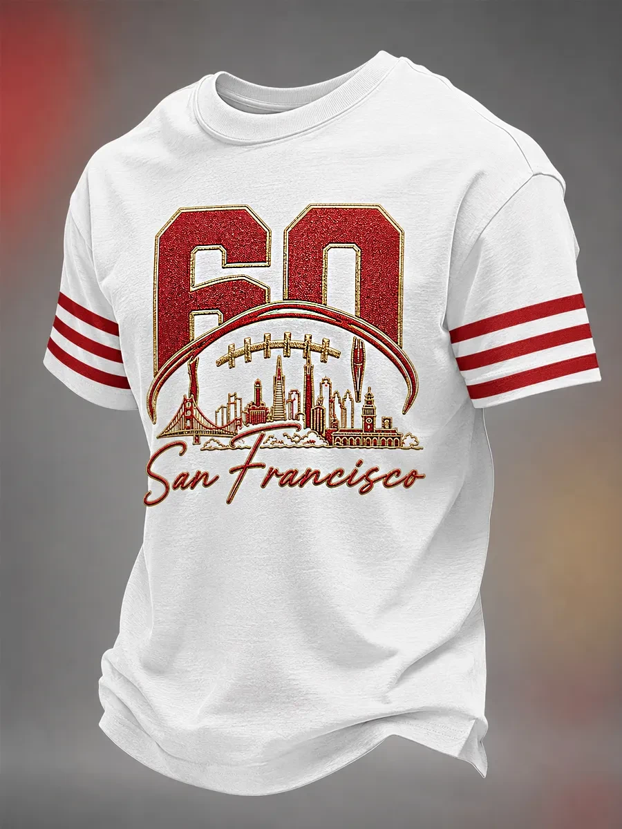 San Francisco 49ers Merch Go SF Football T-Shirt Gameday Presents For Football Fans