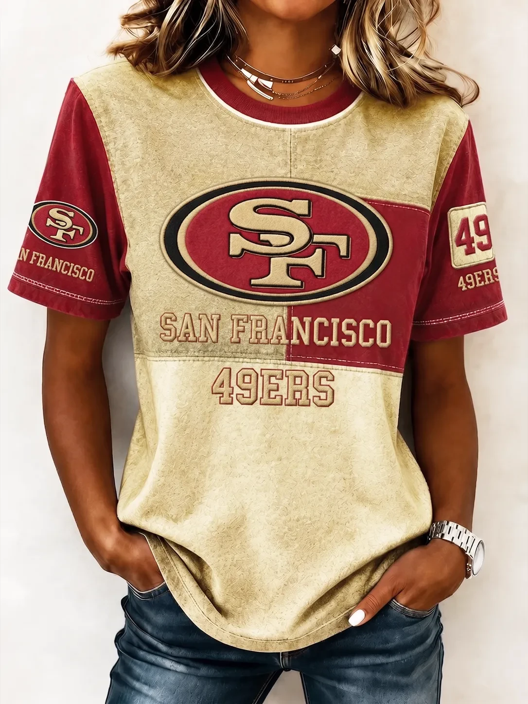 San Francisco 49ers Merch San Francisco Football Shirt Iconic Heritage Game Day Tee Fan Gifts