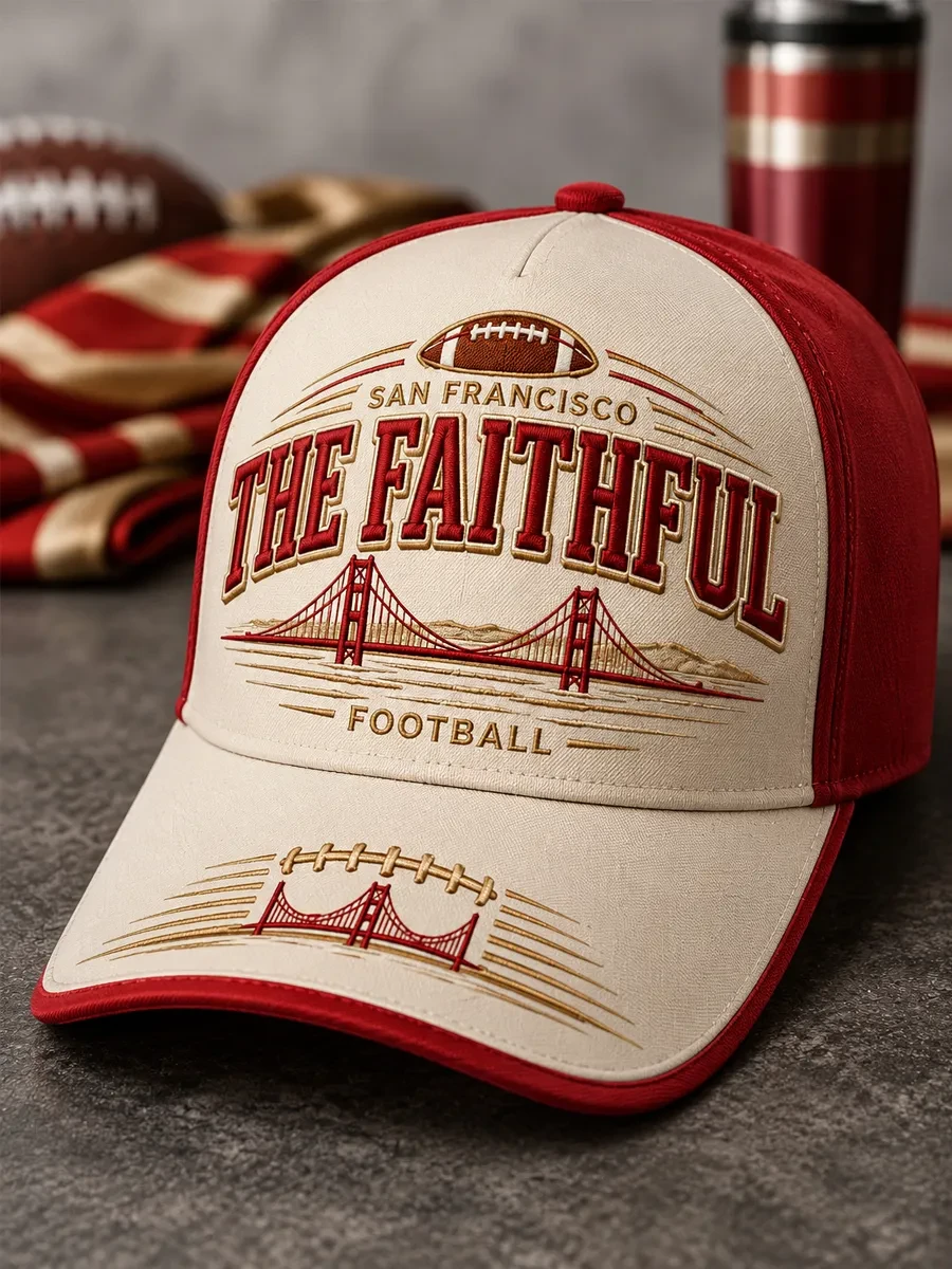 San Francisco 49ers Merch San Francisco Football The Faithful Hat Game Day Gifts For Fan