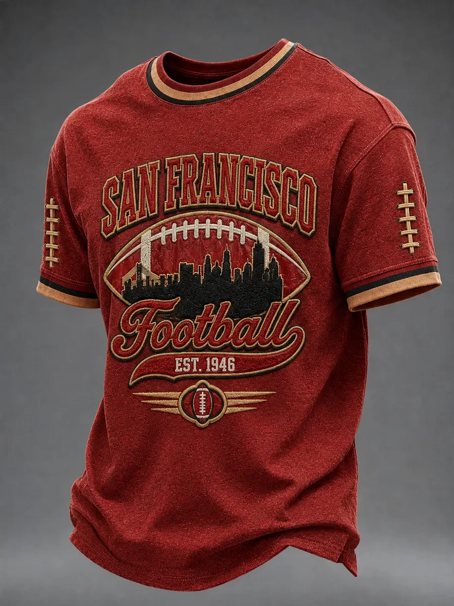 San Francisco 49ers Merch SF Football Est 1946 T-Shirt Game Day Apparel Faithful Fans Gifts