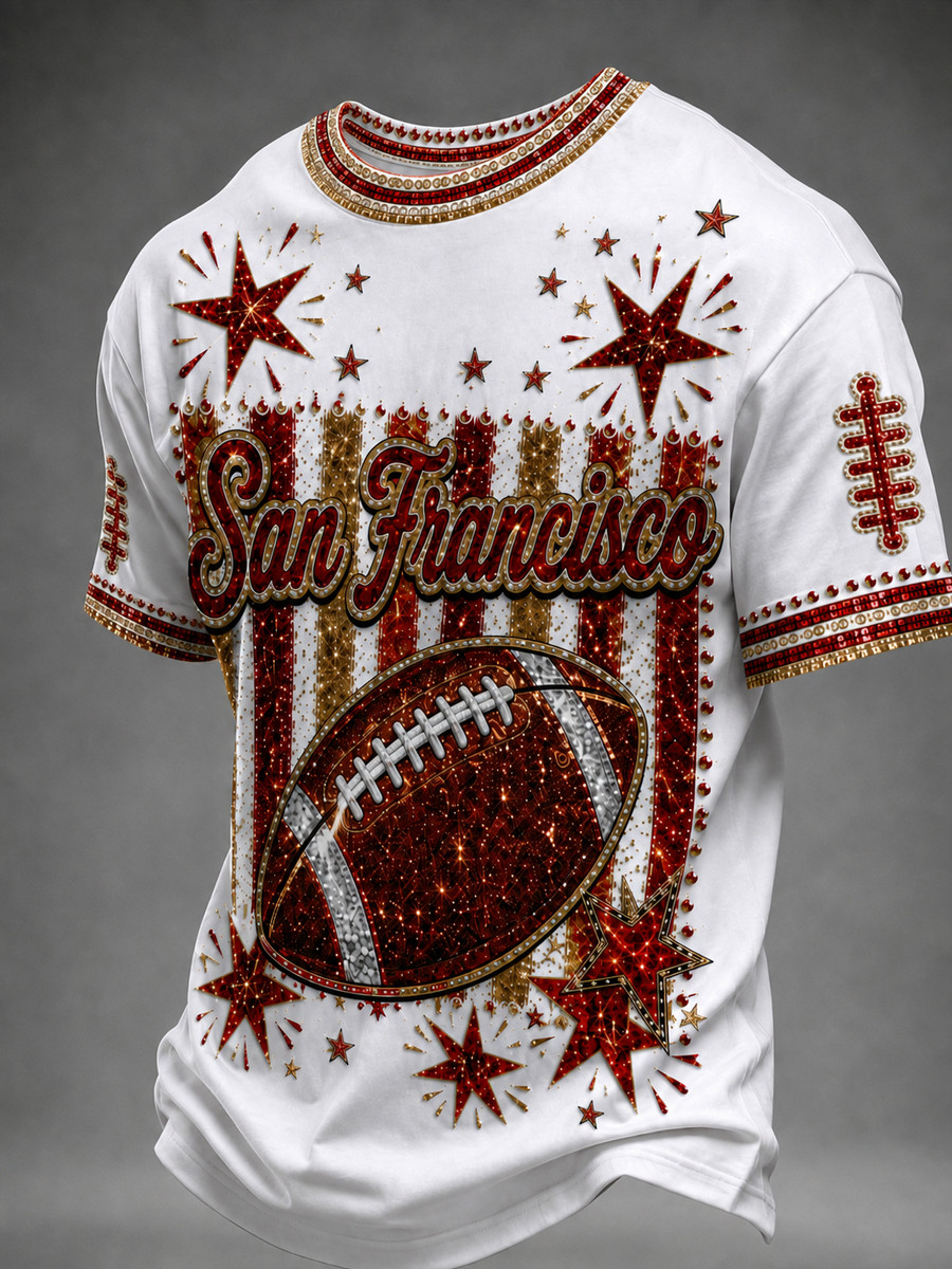 San Francisco 49ers Merch SF Football Game Day T-Shirt Faithful Gear Presents For Him