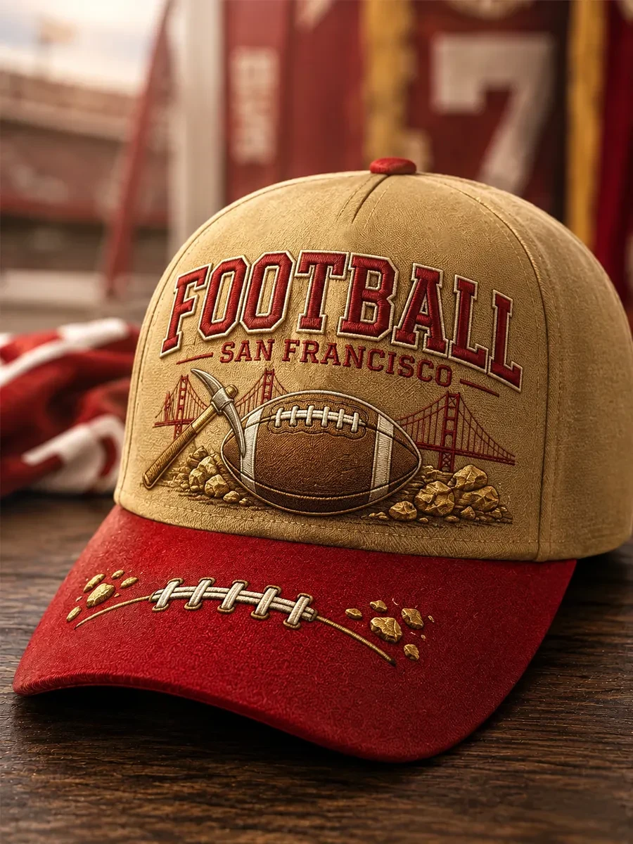 San Francisco 49ers Merch SF Football Hat Game Day The Faithful Cap Gifts For Football Fan San Francisco 49ers Merch SF Football Hat Game Day The Faithful Cap Gifts For Football Fan