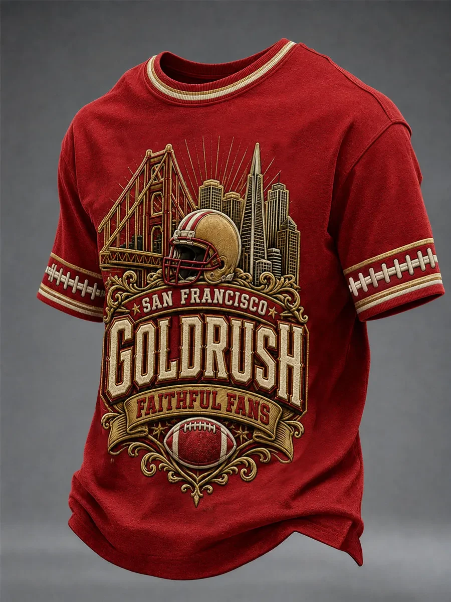 San Francisco 49ers Merch SF Football T-Shirt Game Day Gear Gifts For Faithful Fans