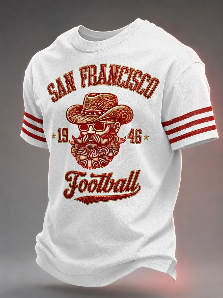 San Francisco 49ers Merch SF Football T-Shirt Gameday Shirt Gift Ideas For Football Lovers San Francisco 49ers Merch SF Football T-Shirt Gameday Shirt Gift Ideas For Football Lovers