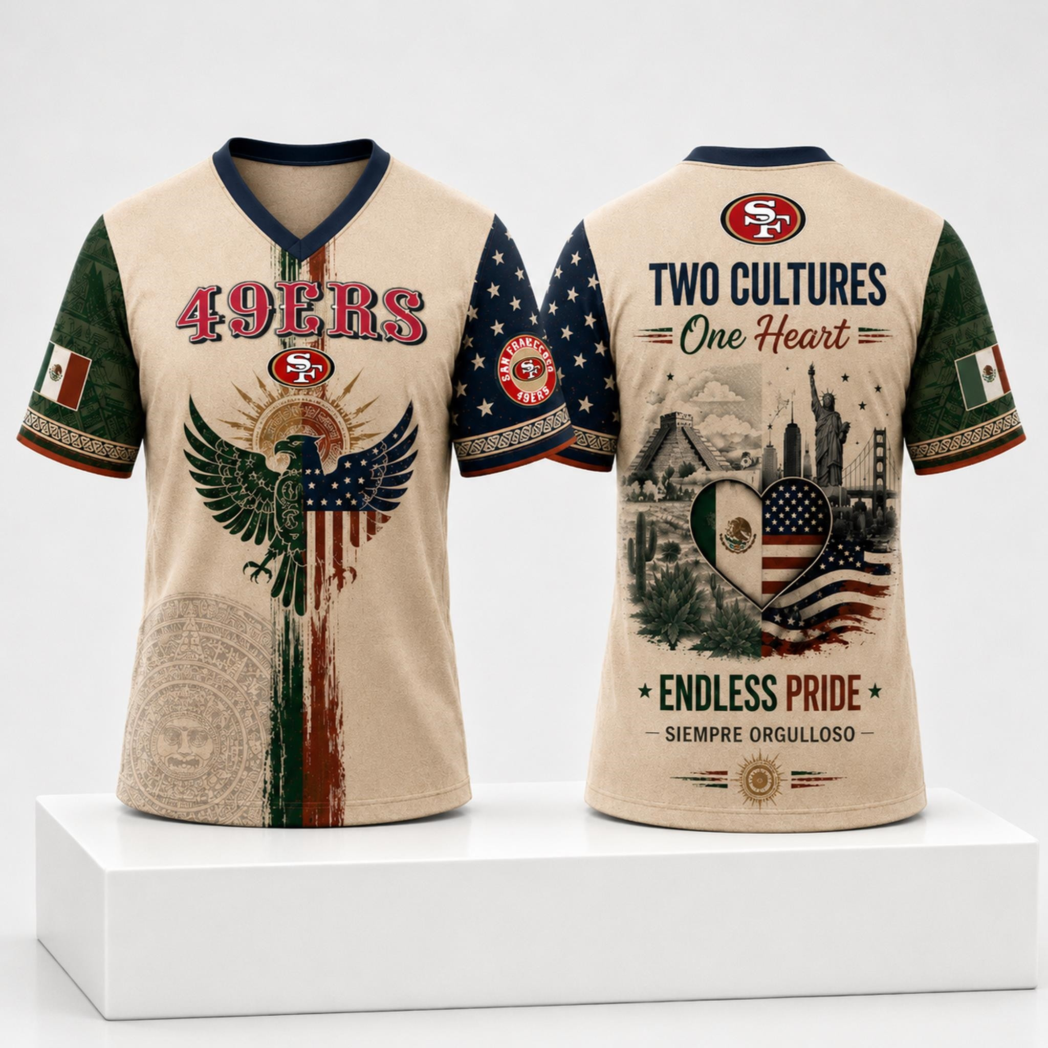 San Francisco 49ers Mexican American Heritage 2026 Jersey SF 49ers Merch Gift For Football Fans