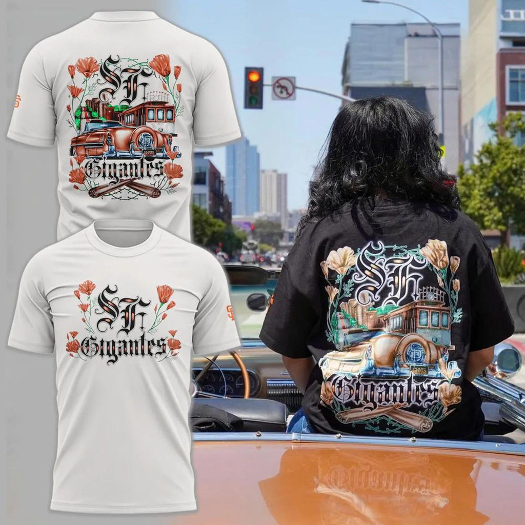 San Francisco Giants x Lowrider T-Shirt Giants Merch Baseball Lover Gift Ideas