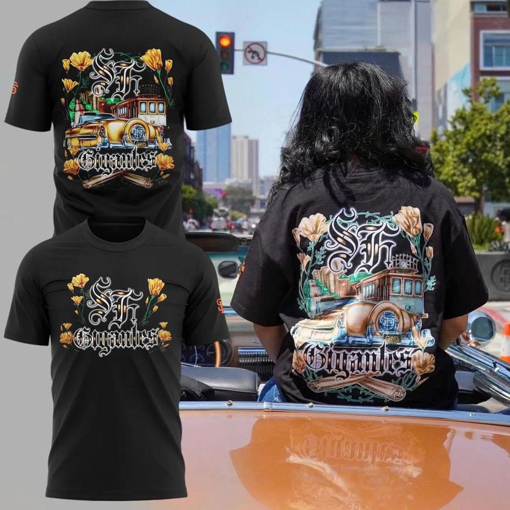 San Francisco Giants x Lowrider T-Shirt Giants Merch Gift Ideas For Baseball Fans San Francisco Giants x Lowrider T-Shirt Giants Merch Gift Ideas For Baseball Fans