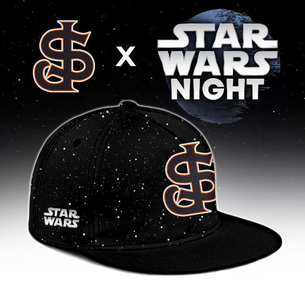 San Jose Giants Star Wars Night Snapback Hat SJ Giants Merch Present For Baseball Fans