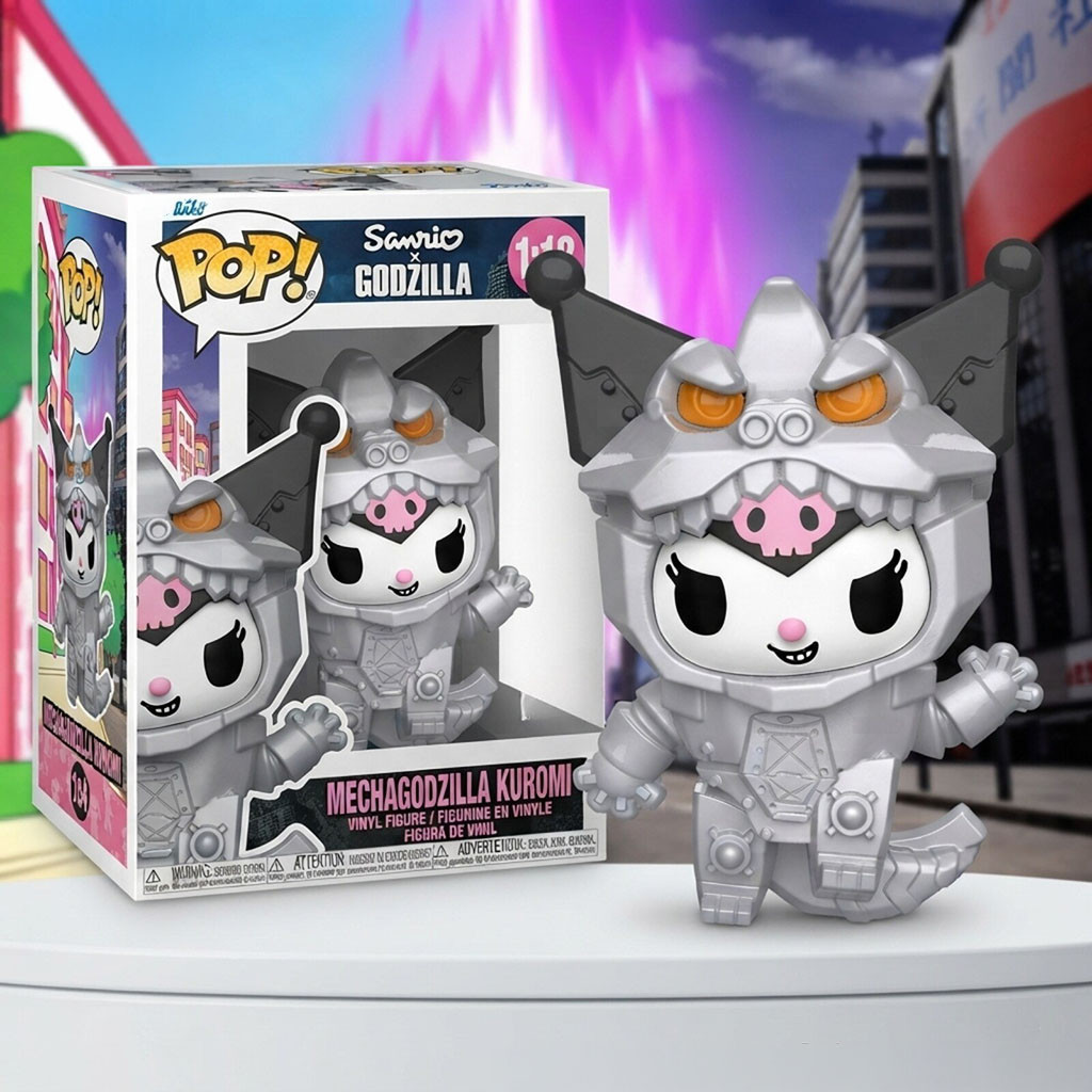 Sanrio X Godzilla Mechagodzilla Kuromi Funko Pop Mcdonald's New Collection Gifts For Friends
