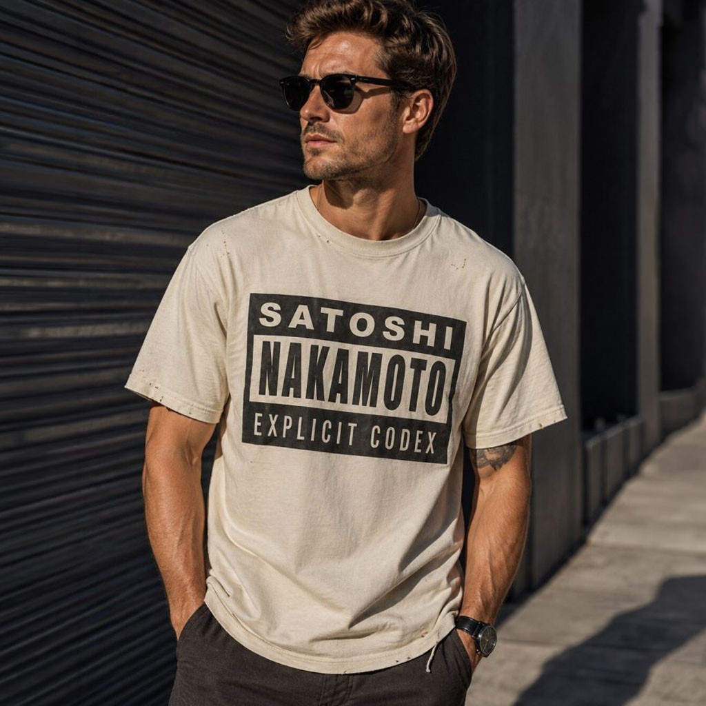 Satoshi Nakamoto Explicit Codex T-Shirt Vintage Shirt Gifts for Cryptocurrency Fans