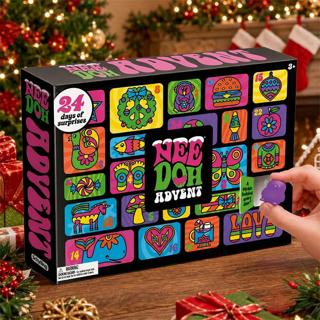 Schylling Needoh Advent Calendar 24 Days Of Christmas Ornaments Needoh Merch Gift For Xmas Schylling Needoh Advent Calendar 24 Days Of Christmas Ornaments Needoh Merch Gift For Xmas