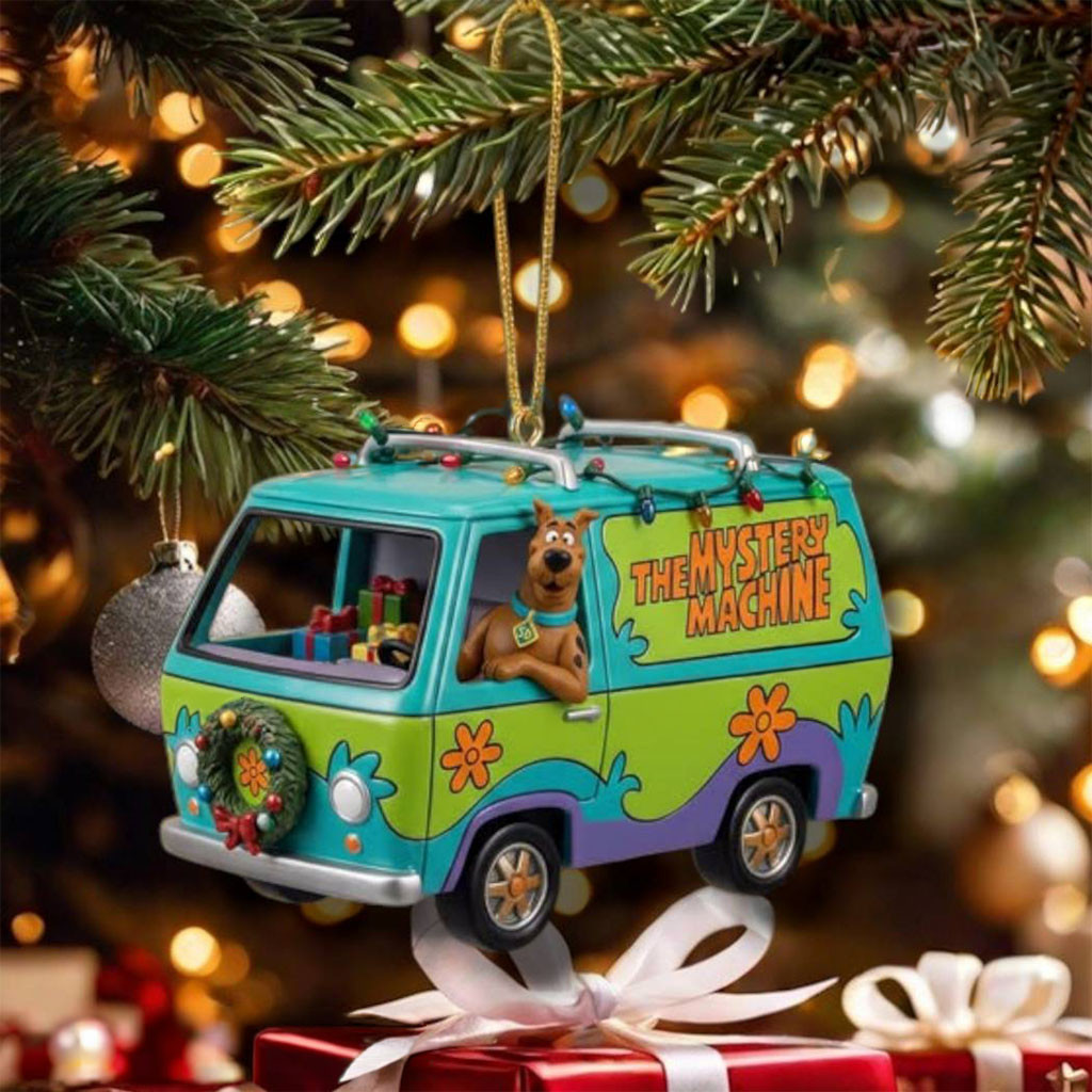 Scooby-doo 57th Anniversary The Mystery Machine Ornament Scooby-doo Merch Christmas Tree Decor
