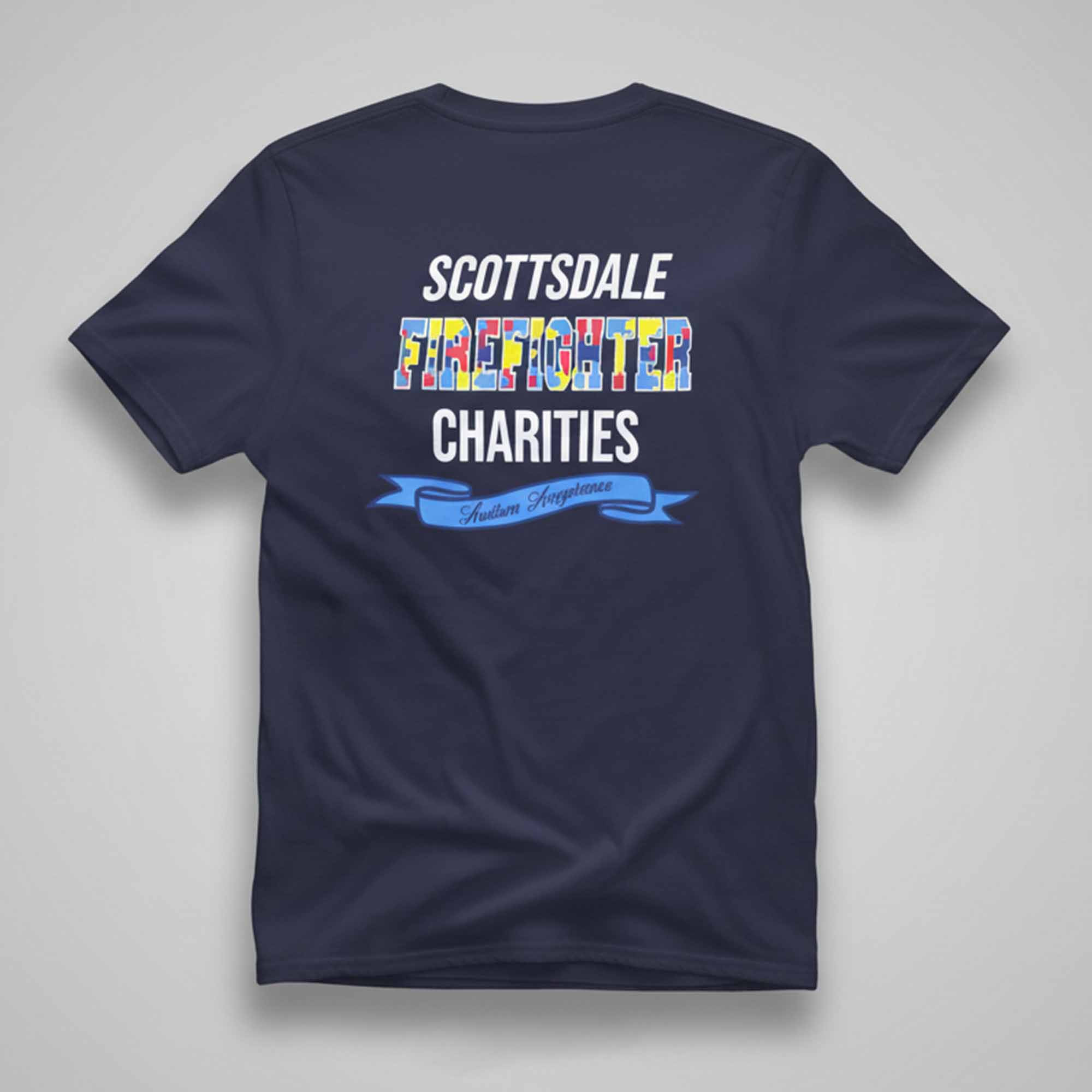 Scottsdale Firefighter Charities Autism Acceptance Month Shirt