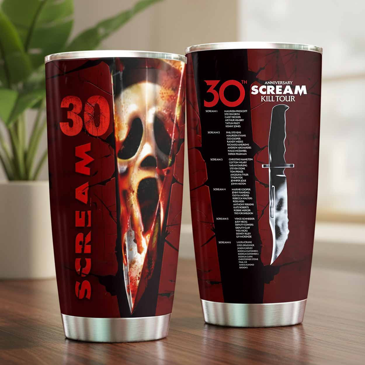 Scream 30th Anniversary Tumbler