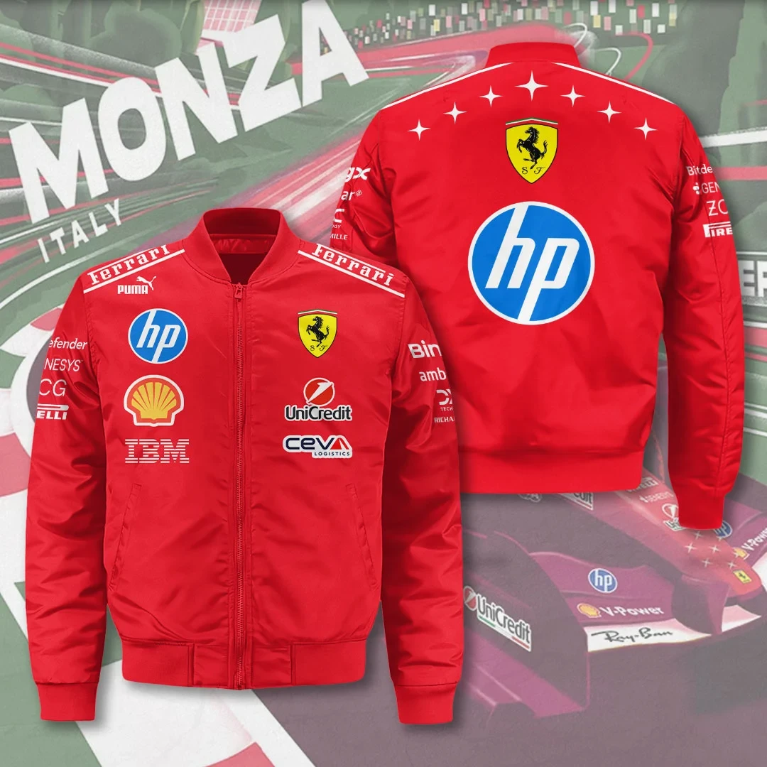 Scuderia Ferrari Monza Grand Prix 2026 Jacket Scuderia Ferrari Merch Racing Lovers Gifts