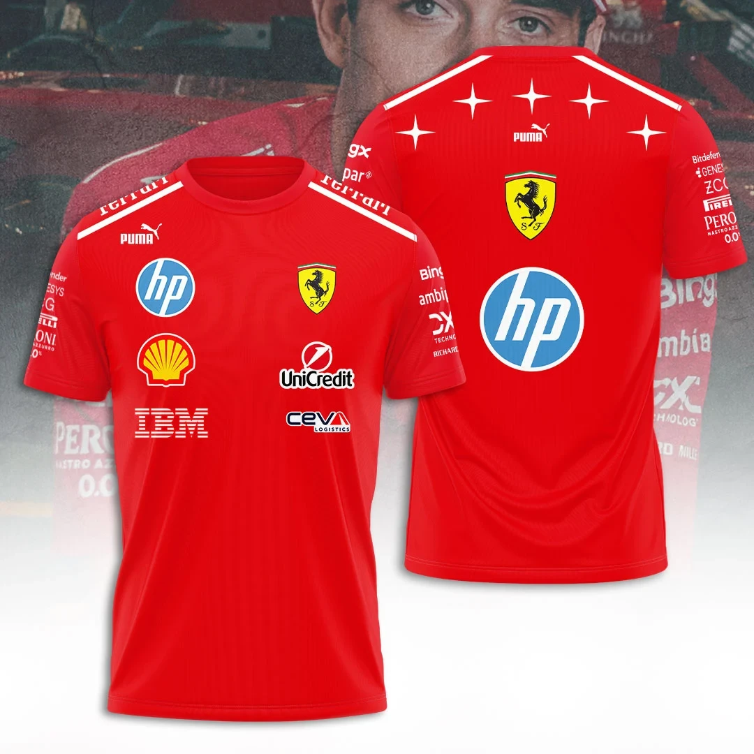 Scuderia Ferrari Monza Grand Prix 2026 T-Shirt Scuderia Ferrari Merch Gifts For F1 Fans