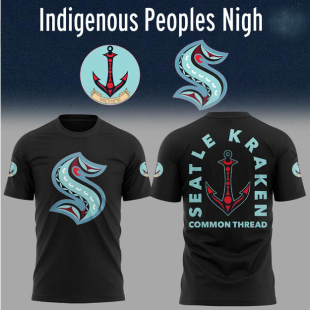 Seattle Kraken Indigenous Peoples Night T-Shirt 2026 Seattle Kraken Merch Gift For Hockey Lover
