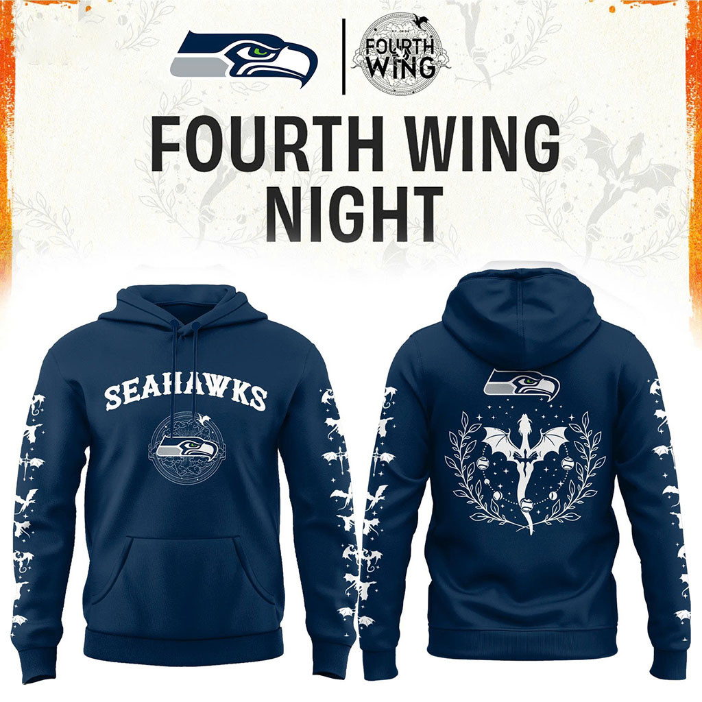 Seattle Seahawks Dragon Wing Fantasy Night 2026 Hoodie Seattle Football Merch 12s Gifts Seattle Seahawks Dragon Wing Fantasy Night 2026 Hoodie Seattle Football Merch 12s Gifts