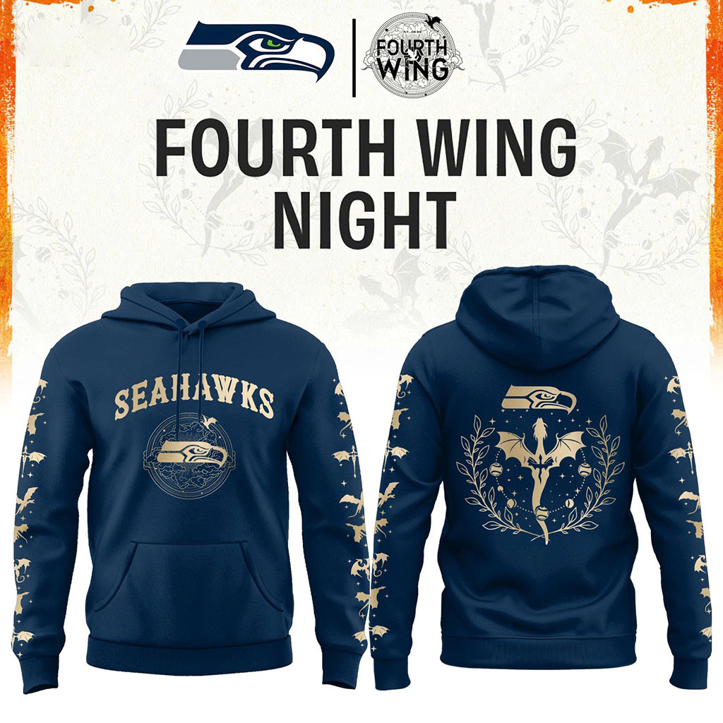 Seattle Seahawks Dragon Wing Fantasy Night 2026 Hoodie Seattle Seahawks Merch Fan Apparel