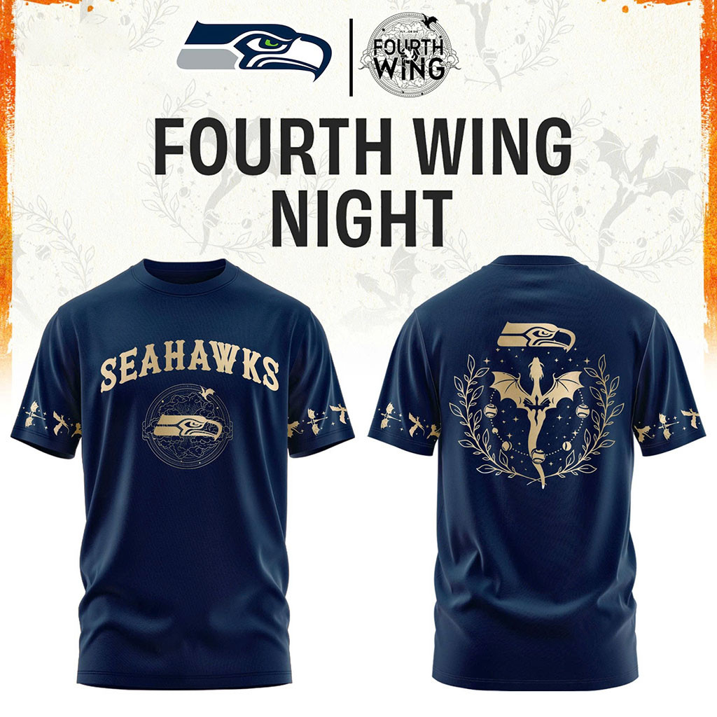 Seattle Seahawks Dragon Wing Fantasy Night 2026 T-Shirt Seattle Football Merch Fan Apparel