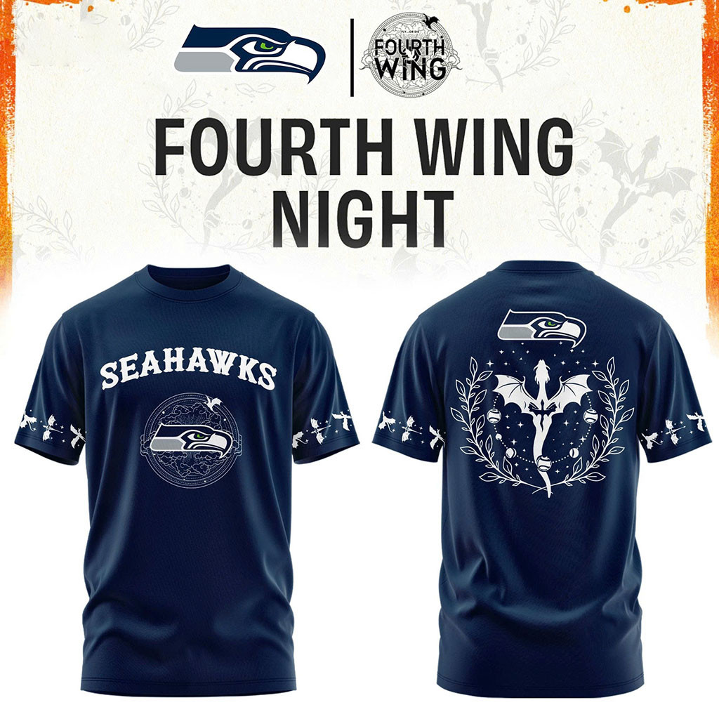 Seattle Seahawks Dragon Wing Fantasy Night 2026 T-Shirt Seattle Football Merch Game Day Gifts
