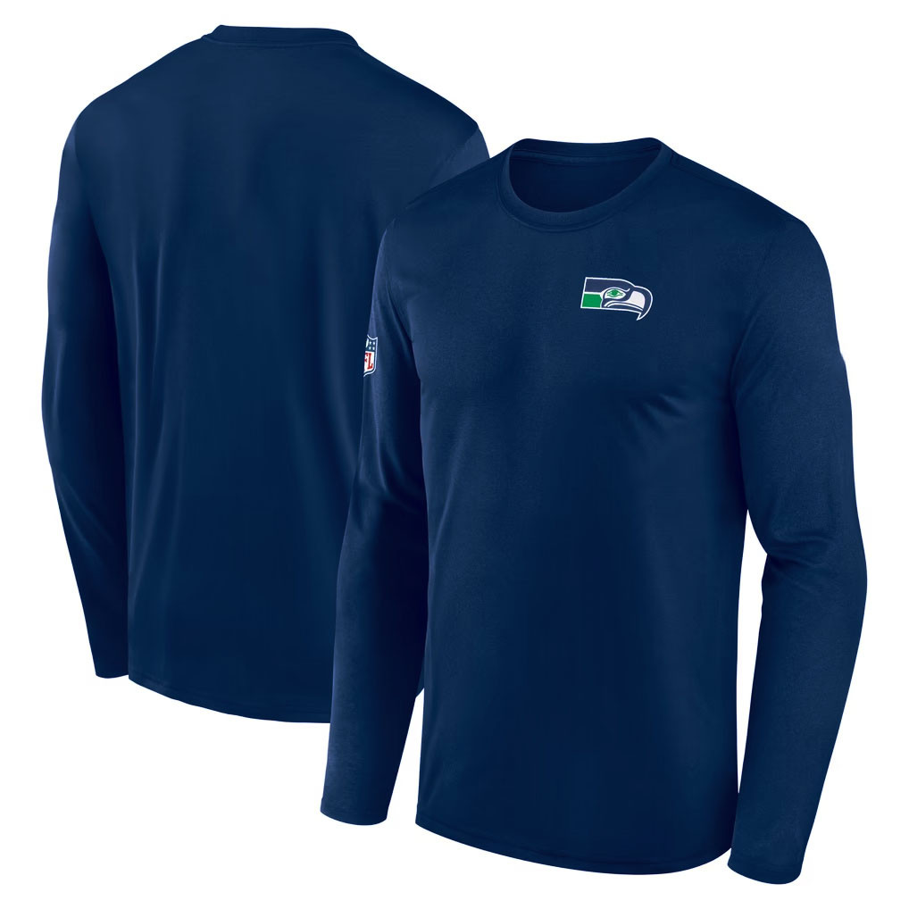 Seattle Seahawks Merch 2026 Seattle Seahawks Alt Legend Small Logo Long Sleeve Shirt Fan Gifts
