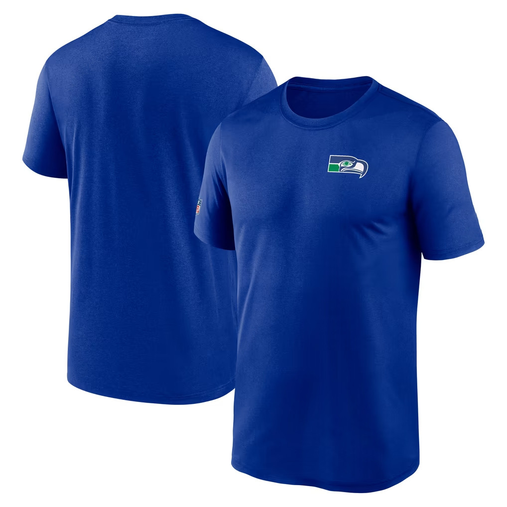 Seattle Seahawks Merch 2026 Seattle Seahawks Alt Legend Small Logo T-Shirt Football Fan Gear