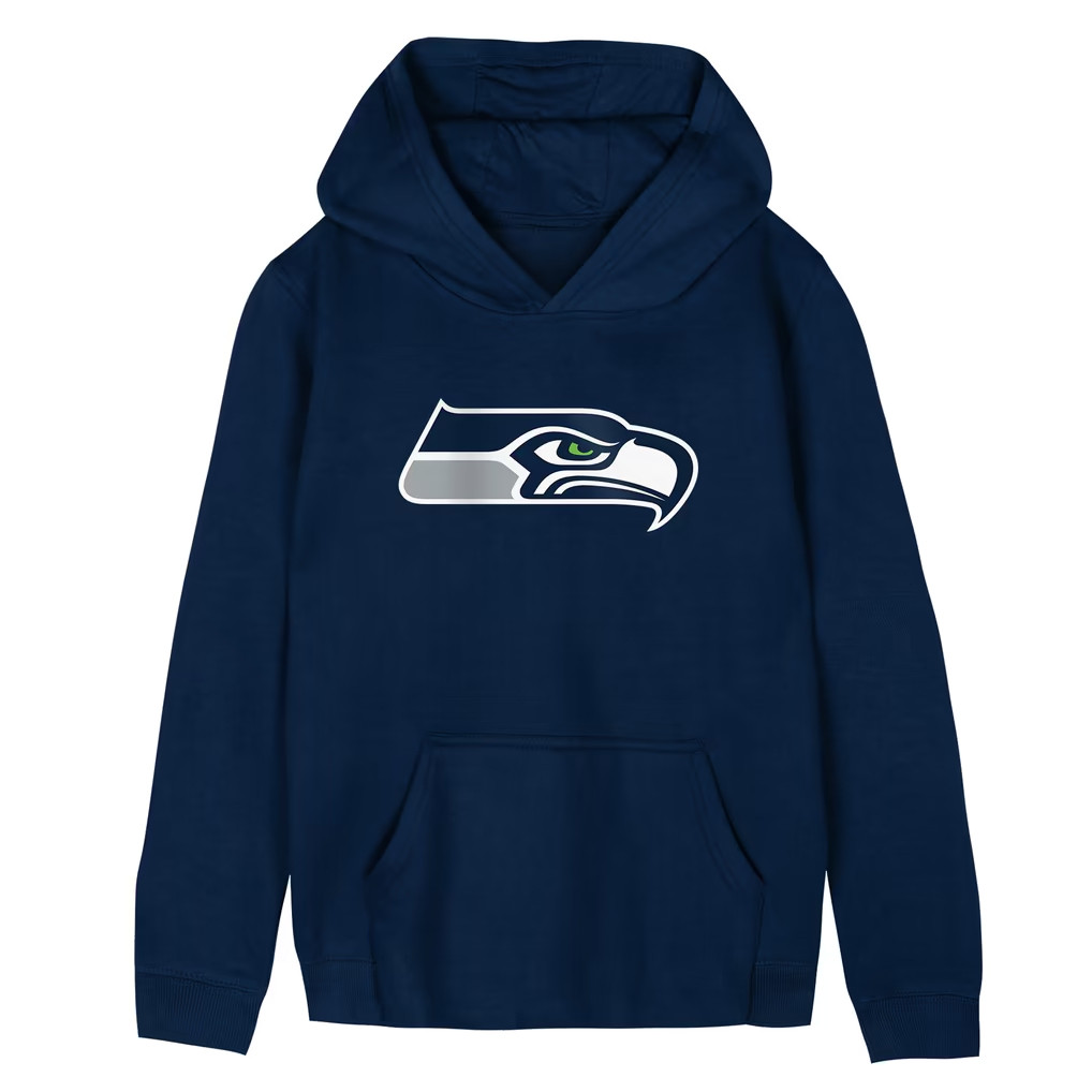 Seattle Seahawks Merch 2026 Seattle Seahawks Primary Logo Hoodie Football Related Gifts
