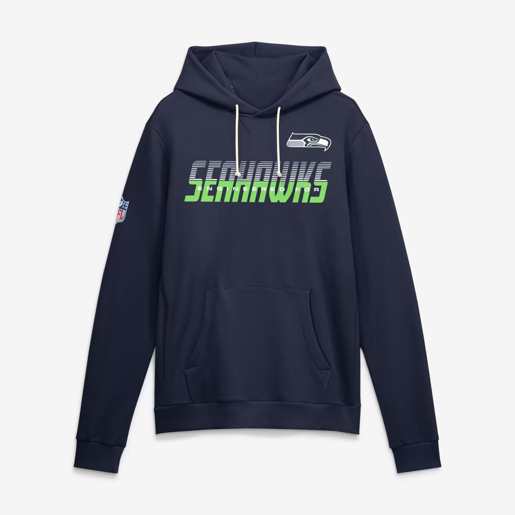 Seattle Seahawks Merch 2026 Seattle Seahawks Sideline Standard Issue Top Prospect Hoodie Gifts