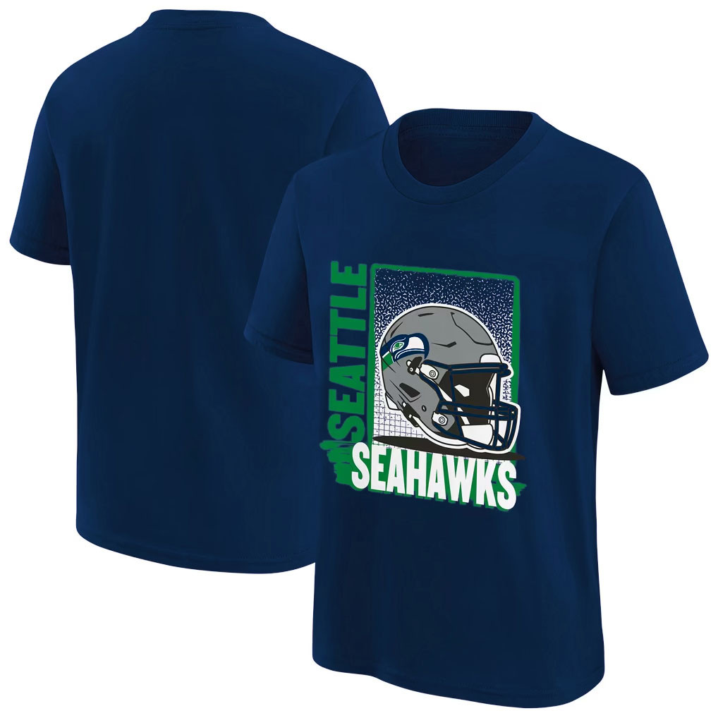 Seattle Seahawks Merch 2026 Seattle Seahawks Vintage Helmet T-Shirt Football Themed Gifts