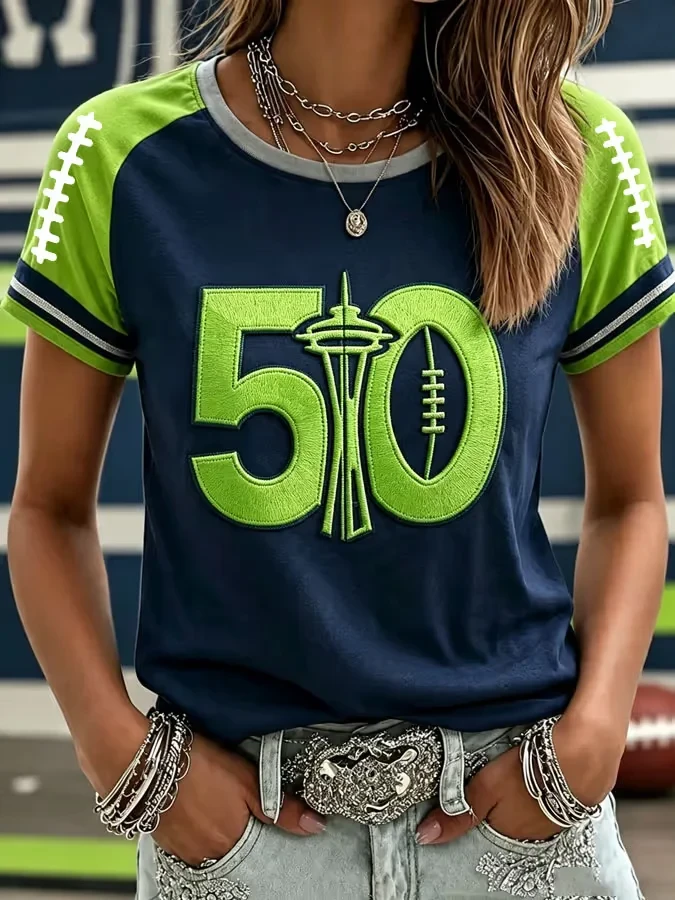 Seattle Seahawks Merch #50 Seattle Football T-Shirt Game Day Shirt Football Fan Gift Ideas Seattle Seahawks Merch #50 Seattle Football T-Shirt Game Day Shirt Football Fan Gift Ideas