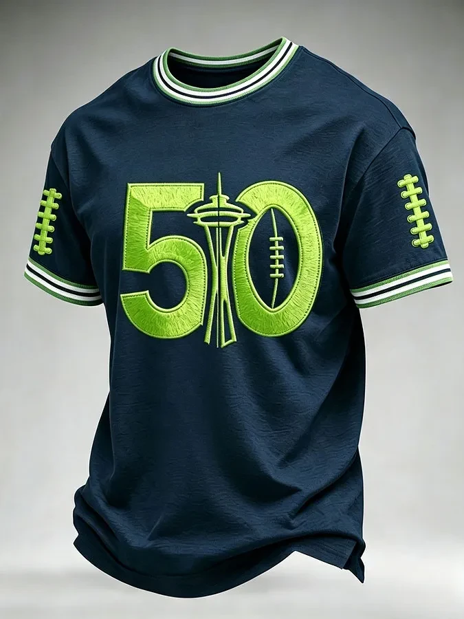Seattle Seahawks Merch #50 Seattle Football T-Shirt Game Day Tees Gift Ideas For Football Lovers Seattle Seahawks Merch #50 Seattle Football T-Shirt Game Day Tees Gift Ideas For Football Lovers