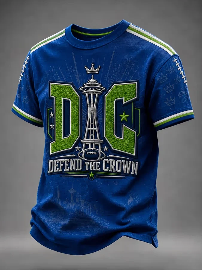 Seattle Seahawks Merch Defend The Crown Seattle Football T-Shirt Best Gifts For Football Fans Seattle Seahawks Merch Defend The Crown Seattle Football T-Shirt Best Gifts For Football Fans