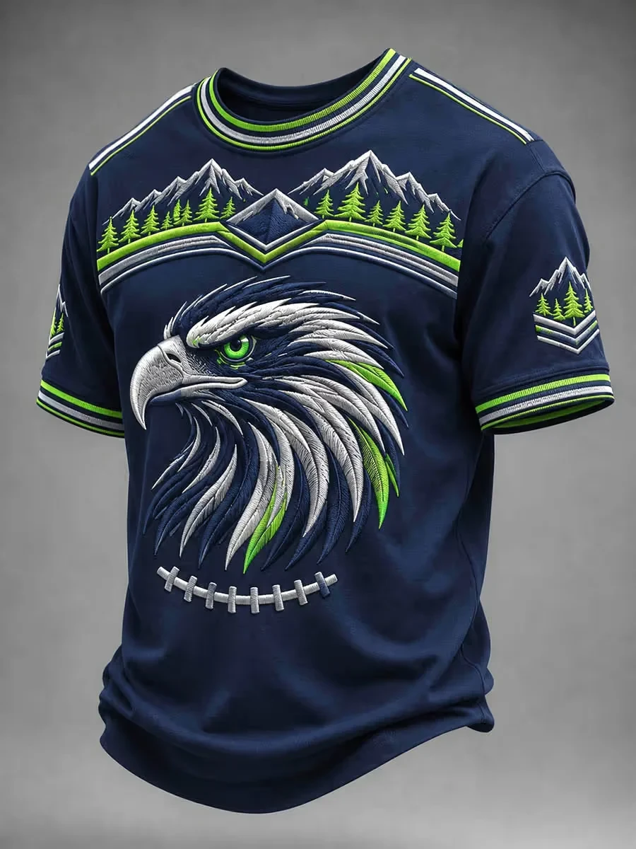 Seattle Seahawks Merch Eagle Art Seattle Football T-Shirt Game Day Presents For Football Fans Seattle Seahawks Merch Eagle Art Seattle Football T-Shirt Game Day Presents For Football Fans