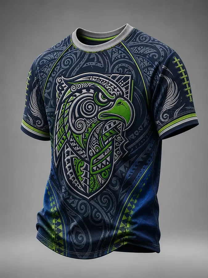 Seattle Seahawks Merch Game Day Seattle Football T-Shirt Eagle Art Shirt Football Gift For Fan Seattle Seahawks Merch Game Day Seattle Football T-Shirt Eagle Art Shirt Football Gift For Fan