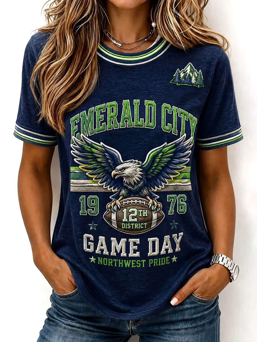 Seattle Seahawks Merch Game Day Seattle Football T-Shirt Presents For Football Fans Seattle Seahawks Merch Game Day Seattle Football T-Shirt Presents For Football Fans