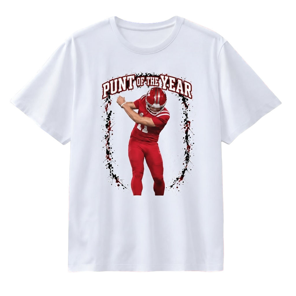 Sebastian Cheeks Wisconsin Badgers Football Number 11 Punt Of The Year T-Shirt Badgers Merch