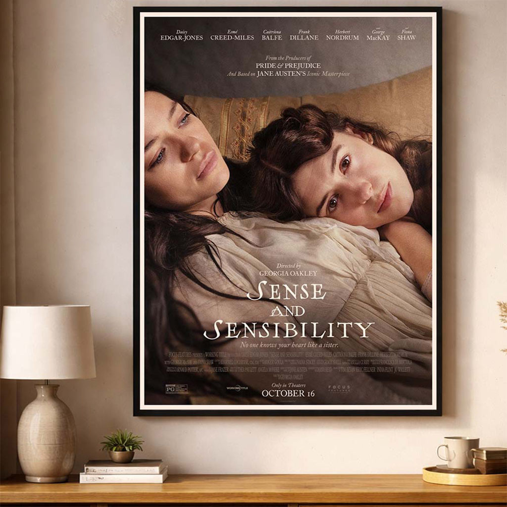 Sense And Sensibility Merch Movie Only In Theaters October 16 2026 Poster Wall Art Decor