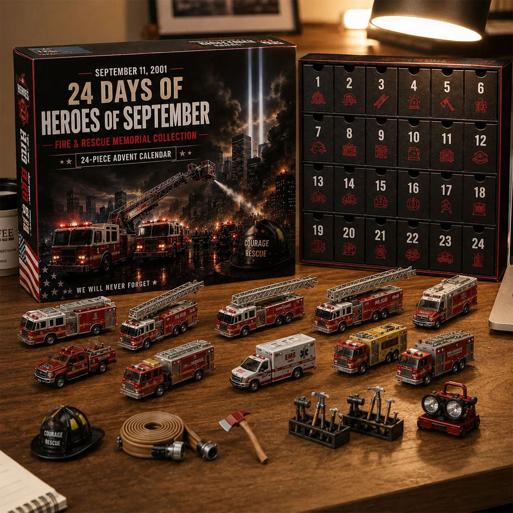 September 11 Memorial 24 Days Of Heroes Fire And Rescue Advent Calendar Gift For Fireman September 11 Memorial 24 Days Of Heroes Fire And Rescue Advent Calendar Gift For Fireman