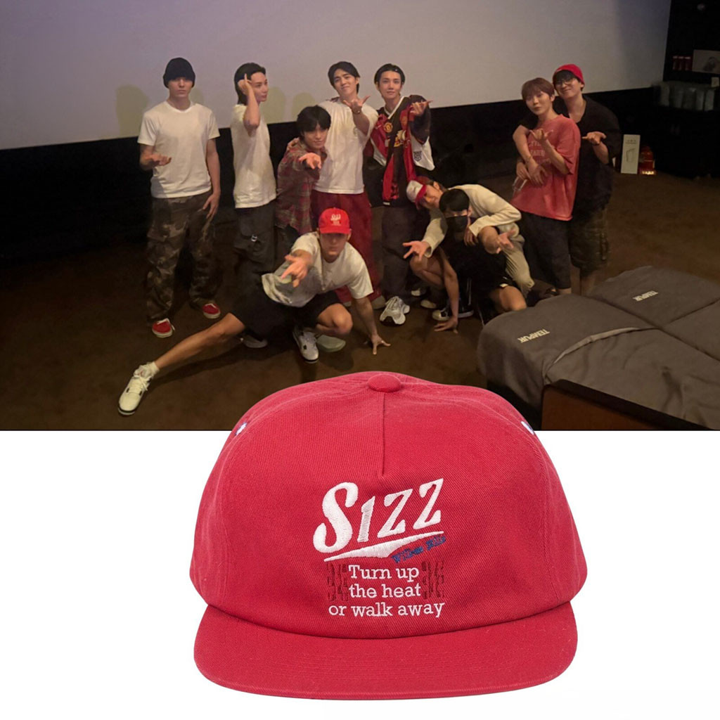 Seventeen Mingyu Sizz Turn Up The Heat Embroidered Hat Seventeen Watched Spiderman Movie Merch Seventeen Mingyu Sizz Turn Up The Heat Embroidered Hat Seventeen Watched Spiderman Movie Merch