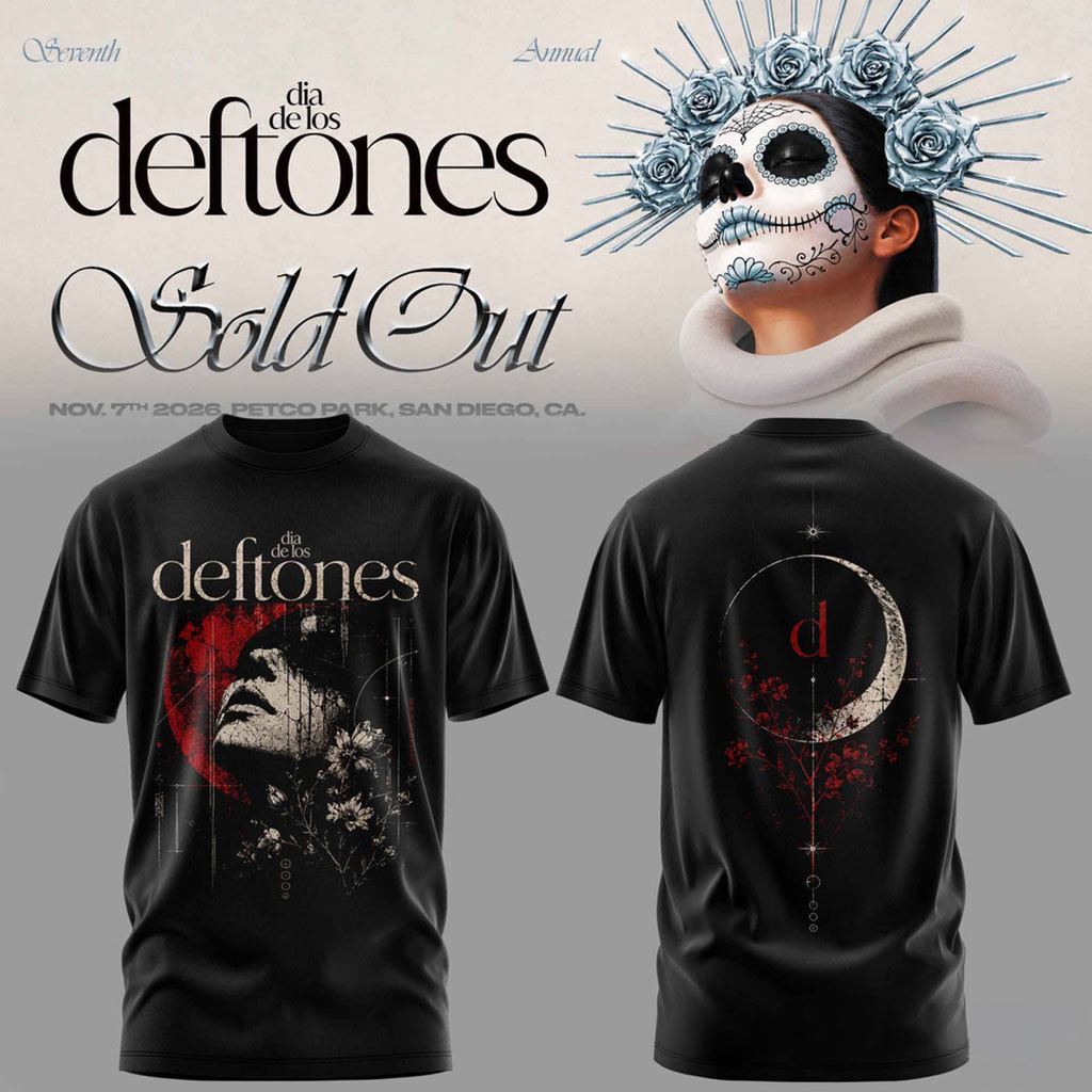 Seventh Annual Dia De Los Deftones Celestial Gothic T-Shirt Deftones Merch Gifts For Him