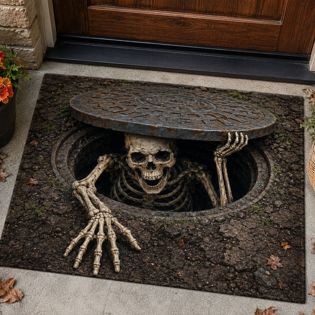 Sewer Of Souls Doormat Scary Doormat Welcome Home Decor Halloween Themed Gifts