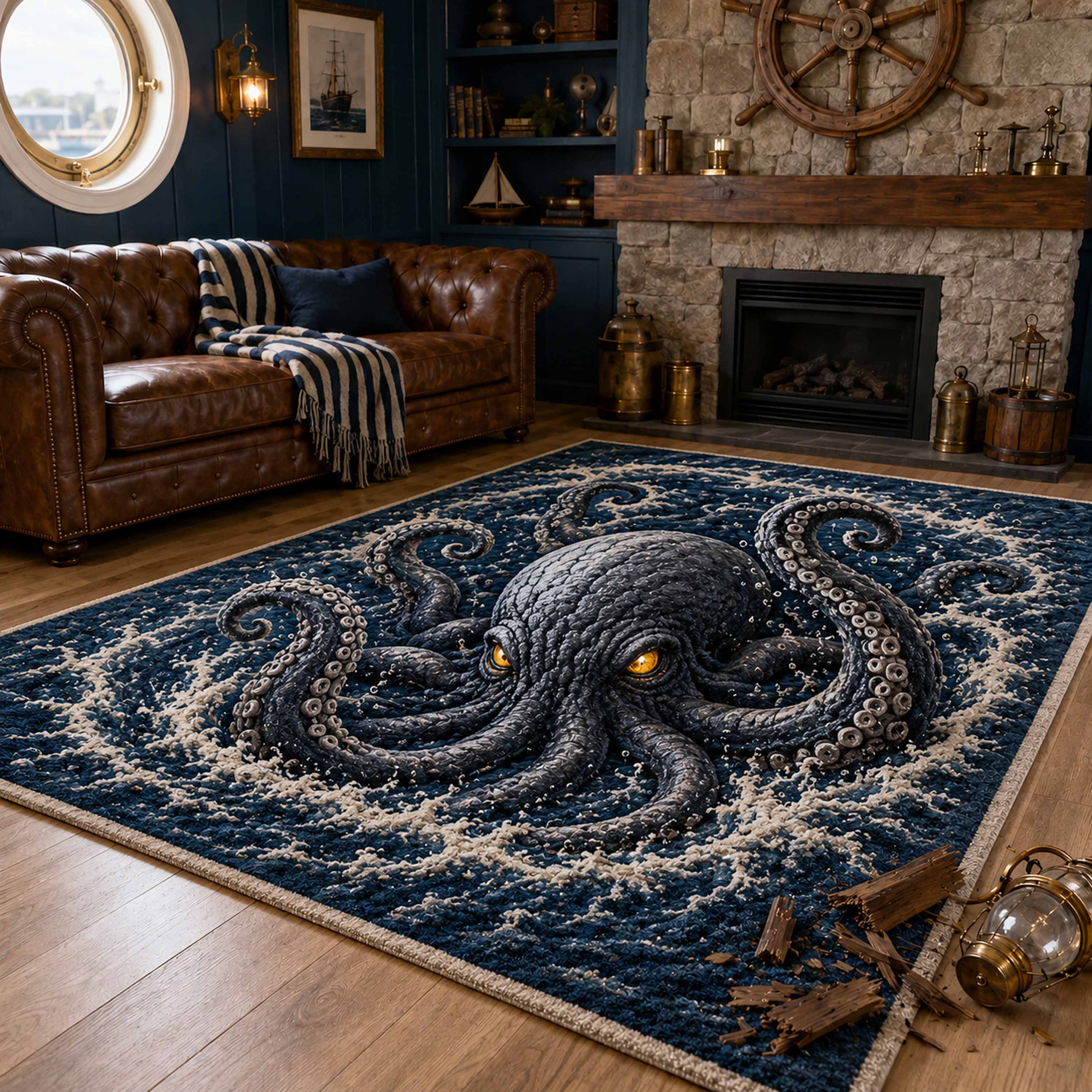 Shadow Current Area Rug Decorate Room Halloween Spooky Gift Ideas