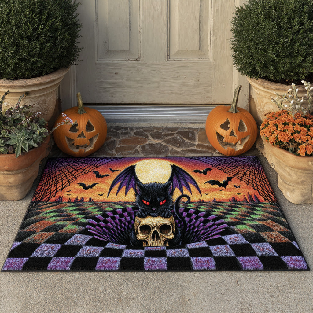 Shadow Wings Doormat Outdoor Halloween Door Mat Entryway Decor Ideas Halloween Gifts Shadow Wings Doormat Outdoor Halloween Door Mat Entryway Decor Ideas Halloween Gifts