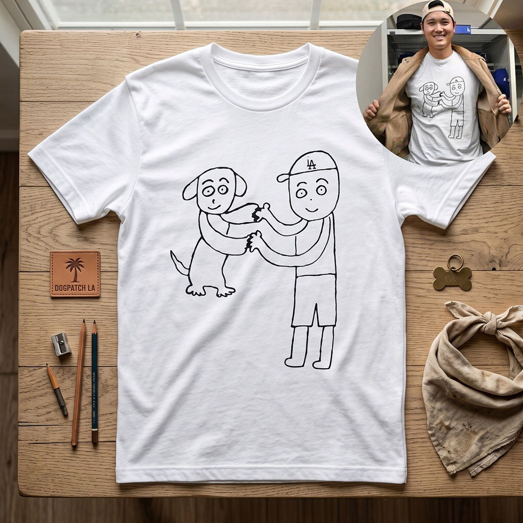Shohei Ohtani Dekopin And Shohei Ohtani Joining Hands Shirt Gifts For Fans