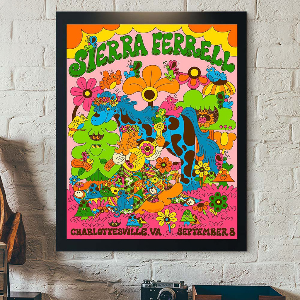 Sierra Ferrell Charlottesville VA Event Poster 2026 Home Decor Sierra Ferrell Merch Fan Gifts